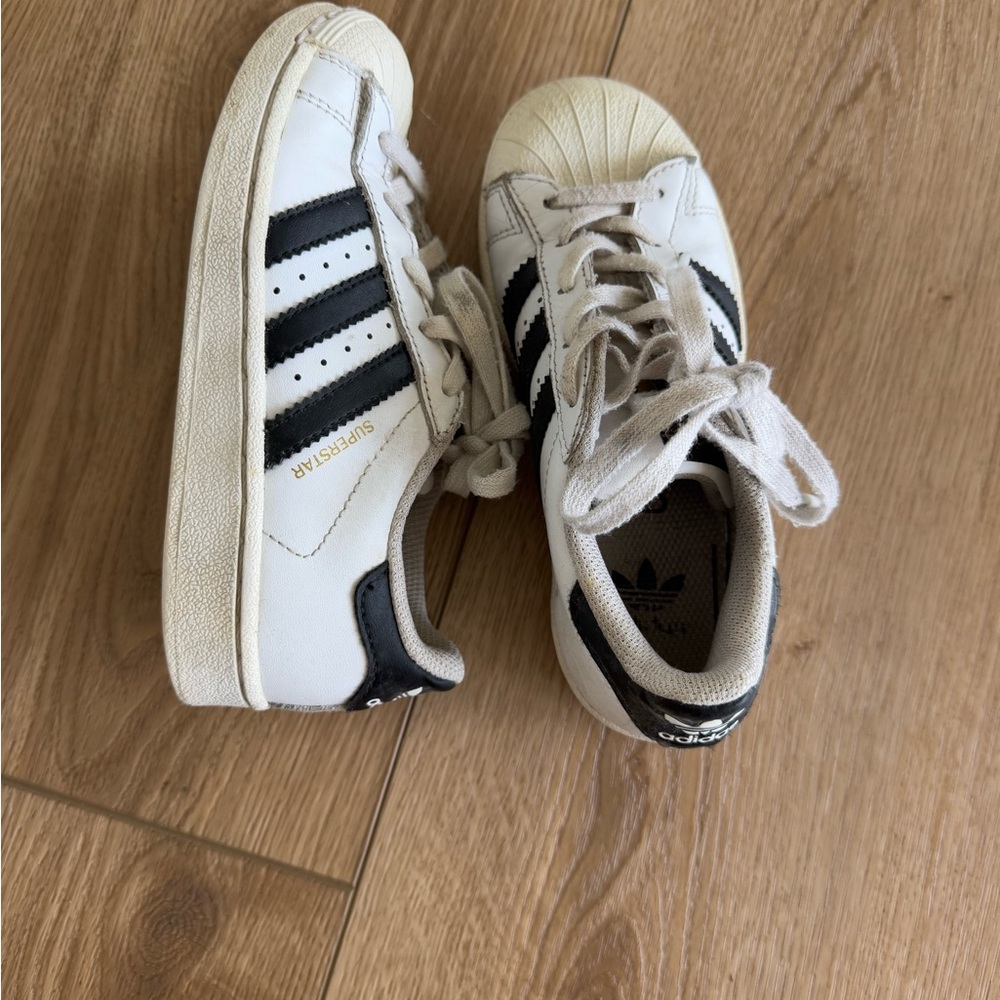 Adidas Kids Superstar White Black Sneakers